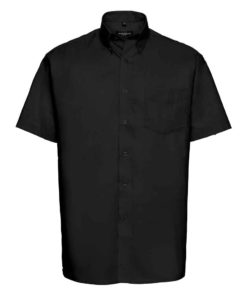 Russell Collection Short Sleeve Easy Care Oxford Shirt