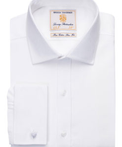 Prato Slim Fit Shirt Cotton Herringbone